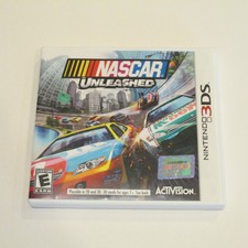 NASCAR Unleashed (Nintendo 3DS, 2011) Complete w/ Manual Tested *Pics