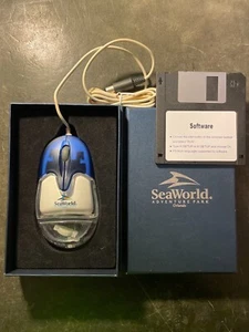 Aqua Mouse Computer Mouse (Model #AM-930-P) Sea World "Water Front" -RARE- - Picture 1 of 6