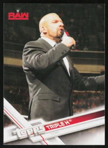 2017 Topps WWE Triple H #33a WRESTLING - Foto 1 di 2
