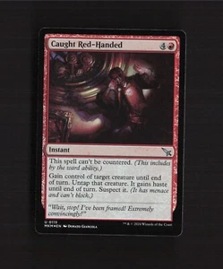 Caught Red-Handed 0115 Murders at Karlov Manor FOIL Uncommon MTG Card - Bild 1 von 5