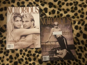 NOTORIOUS magazine 1998 Jenny McCarthy GABRIELLE REECE Cirque Du Soleil set of 2 - Picture 1 of 11