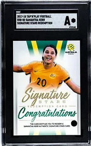 ✺SGC A✺ 2017 SIGNATURE STARS Graded Card SAM KERR /100 Matildas World Cup - Picture 1 of 3