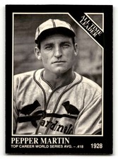 1991 Conlon Collection TSN #274 Pepper Martin    St. Louis Cardinals Ba ID:52958