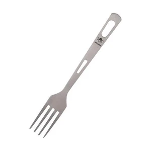 Lightweight Titanium Fork Cutlery Utensil Camping Tableware Flatware Fork - Picture 1 of 8