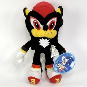 RARO Toy Network Shadow 8" Peluche Sonic the Hedgehog Usado Con Etiquetas 2005? - Imagen 1 de 18