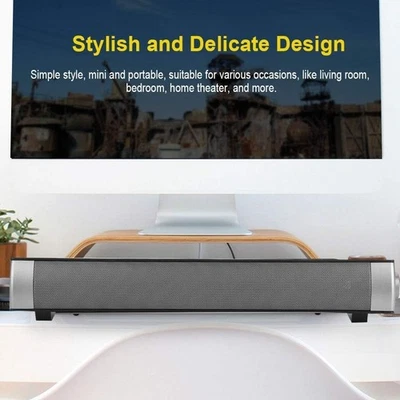 Tragbarer Bluetooth Lautsprecher Stereo Subwoofer Musikbox Radio 3.5mm AUX RCA - Bild 1 von 4