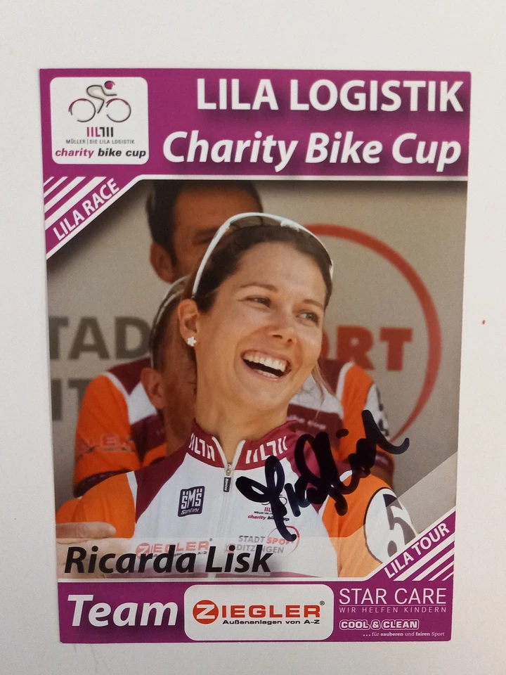 Ricarda Lisk - Triathlon - original Autogramm - ca. 15x10cm - Autogrammkarte - Bild 1 von 1