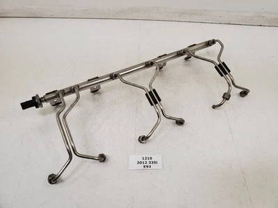 ✅ 11-13 OEM BMW E82 E92 135 335 motor N55 trilho de linha injetor de combustível de alta pressão - Imagem 1 de 4