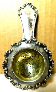 Sin marca ~ Cuchara vaporera infusora de té de plata esterlina hecha en México - Imagen 1 de 16