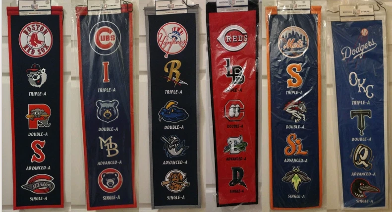 MLB Affiliate Banner 8" by 32" Wool Winning Streak Pick Your Team Buy MORE&SAVE - Image 1 of 1