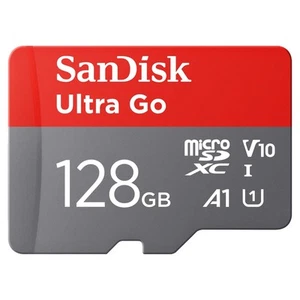 SanDisk Ultra Go micro SDXC card + SD adapter 128GB (For Android Smartphones and - Picture 1 of 5