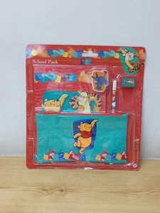 Vintage Disney Winnie Puuh Schulpaket Schreibwaren Set - Neu & Versiegelt - Bild 1 von 6