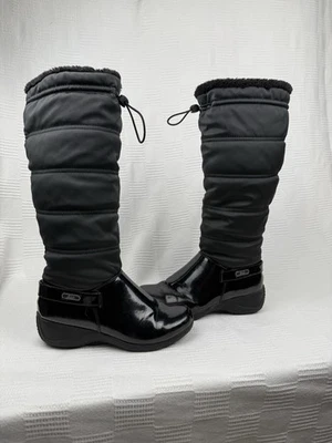 Botas climáticas Bass para mujer negras Mara forro de piel sintética cremallera lateral ceñida superior 9M Foto 1 de 4