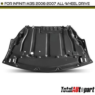 Cubierta protectora contra salpicaduras del motor Undercar para INFINITI M35 2006 2007 AWD parte inferior delantera Foto 1 de 4