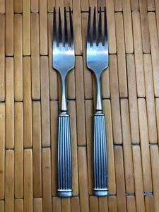Set of 2 Stainless DINNER FORKS Dansk COLBERT 7 3/4"' Ridges - Picture 1 of 5