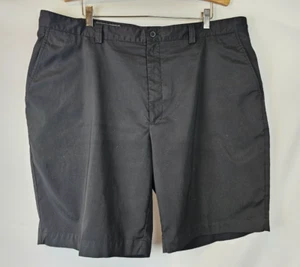 Cutter & Buck Men's Shorts Size 42 Black Casual Chinos Flat Front Shorts - Picture 1 of 8