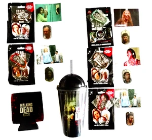 tWD DOG TAG STICKER LOT FEAR THE WALKING DEAD CUP NEW + KOOZIE TV SHOW neocurio - Picture 1 of 16