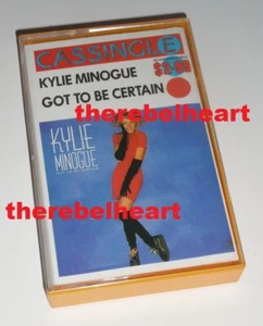 KYLIE MINOGUE Got To Be Certain 1988 Australian Cassette Single - YELLOW - Rare - Picture 1 of 2
