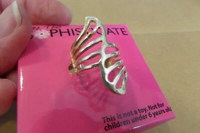 NOVO/pkg anel redemoinho SOPHISTICATE goldtone não usado tamanho 7 - Imagem 1 de 4