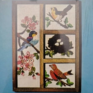 Cabaña de caja de sombra decorador de bucilla vintage ""Tiempo de anidación"" #2076 - Imagen 1 de 8