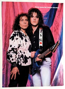 REVISTA RONNIE JAMES DIO & ROWAN ROBERTSON PÁGINA COMPLETA PINUP RECORTE (7) - Imagen 1 de 2
