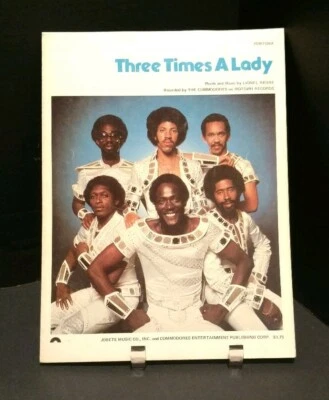 Partituras para piano Three Times A Lady The Commodores 1978 F1S Foto 1 de 4