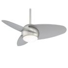 Minka Aire Slant Led 36" Ceiling Fan, Brushed Steel - F410l-Bs