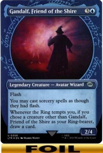 1x - Gandalf, Friend of the Shire - FOIL SHOWCASE - Lord of the Rings - UC NM MT - Picture 1 of 1