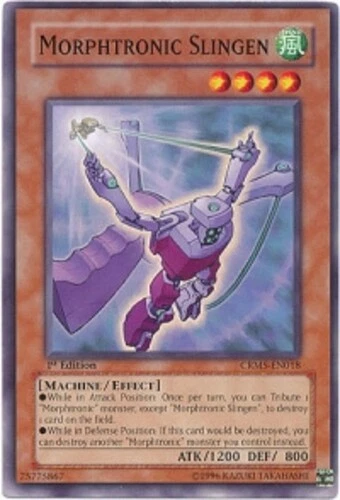 Yugioh! LP Morphtronic Slingen - CRMS-EN018 - Common - 1st Edition Lightly Playe - Image 1 of 1