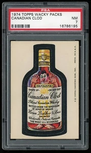 Pegatina 1974 Topps Wacky Packages Canadian Clod octava serie PSA 7 - Imagen 1 de 2