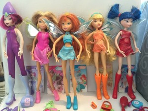 winx club barbie dolls