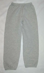 Girls Pants HEATHER GRAY SWEATPANTS Elastic Waist & Ankles SIZE XS 4-5 - Picture 1 of 1