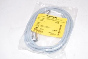 NEW TURCK RKV 4.4T-2-RSV 4.4T Cordset, M12 Female Straight to M12 Male Str, 4 Wi - Picture 1 of 3