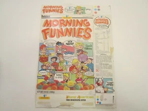 Empty RALSTON Cereal Box 1988 MORNING FUNNIES 1st Edition [P6d1] - Picture 1 of 3