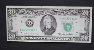 1985 $20 Federal Reserve Note/Chicago/light circ./cool serial number/errors - Picture 1 of 8