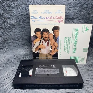 Three Men and a Baby VHS 1987 Tom Selleck Ted Danson Steve Guttenberg - Picture 1 of 9