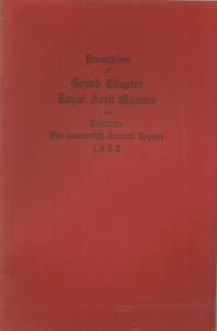 PROCEEDINGS OF THE GRAND R.A. CHAPTER OF DELAWARE 1968 MASONIC PAMPHLET MASONRY - Imagen 1 de 1