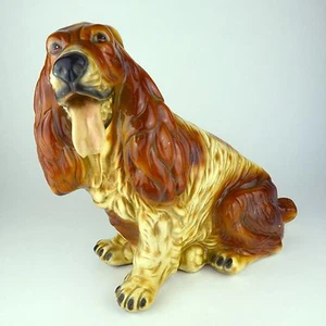 Basset Hound Ceramic Dog Figurine Home Decor Art Statue Collectible Sculpture or - Picture 1 of 9