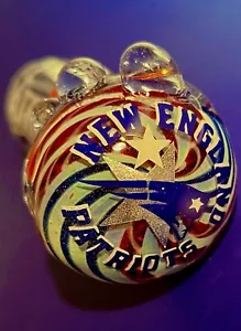 5" GLASS PIPE SMOKING TOBACCO, Patriots  custom Personalized!!! MSG Me!! Gifts - Picture 1 of 6