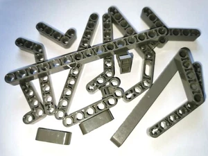 LEGO® Technic Technik Liftarme dick Beam in alt-dunkelgrau Konvolut 17 Stück - Bild 1 von 1