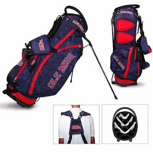 Ole Miss University of Mississippi Fairway Divider Golf Stand Bag New - Picture 1 of 1