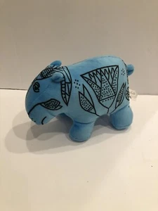 William Metropolitan Museum Of Art Hippo Plush Blue Metkids Stuffed Animal 9” - Picture 1 of 12