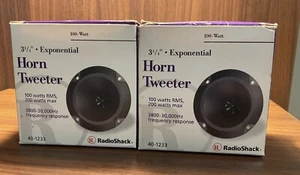 2 Set Of RadioShack Horn Tweeter 3 3/4" Exponential - Picture 1 of 3