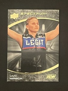 2021 AEW Upper Deck Spectrum Leyla Hirsch Gold Parallel #/99