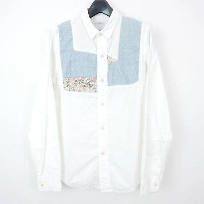 Camisa Denim Visvim Patchwork CAMISA GRANGER CHAMBRAY Talla-1 Blanca Japón Usada Foto 1 de 4
