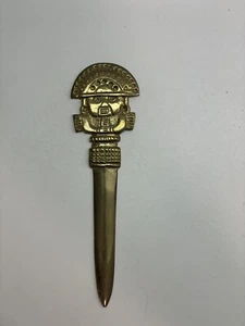 antique brass letter opener vintage - Picture 1 of 1