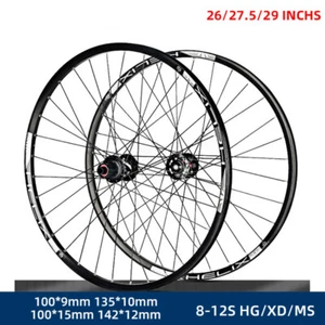 Hg / Xd MTB XC Radsatz Mountainbike Räder Schlauchlos Felge 32H Scheibenbremse - Bild 1 von 14