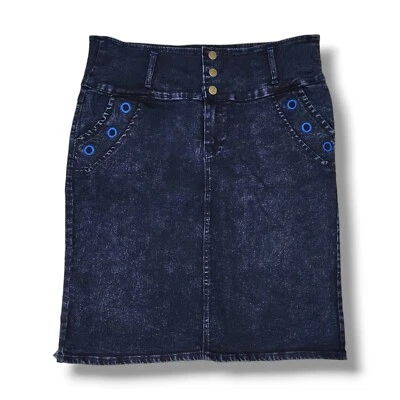 CAT Caterpillar женщины черный Strech прямой джинсовой ткани юбка женский размер 38 (2 X) - Изображение 1 из 4