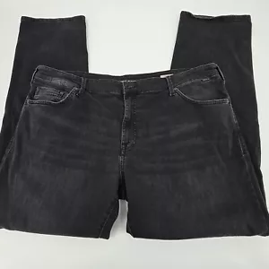 Pantalones de mezclilla para hombre Mavi Jeans negros mate relajados de pierna recta talla 44X34. (1120) - Imagen 1 de 10