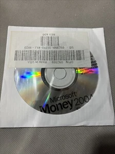 Microsoft Money 2004 Standard CD-ROM Disc Windows PC Accounting Software - Photo 1/1